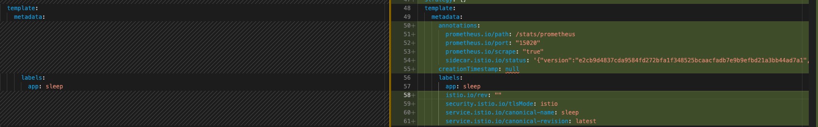 istio-sidecar-sleep-diff